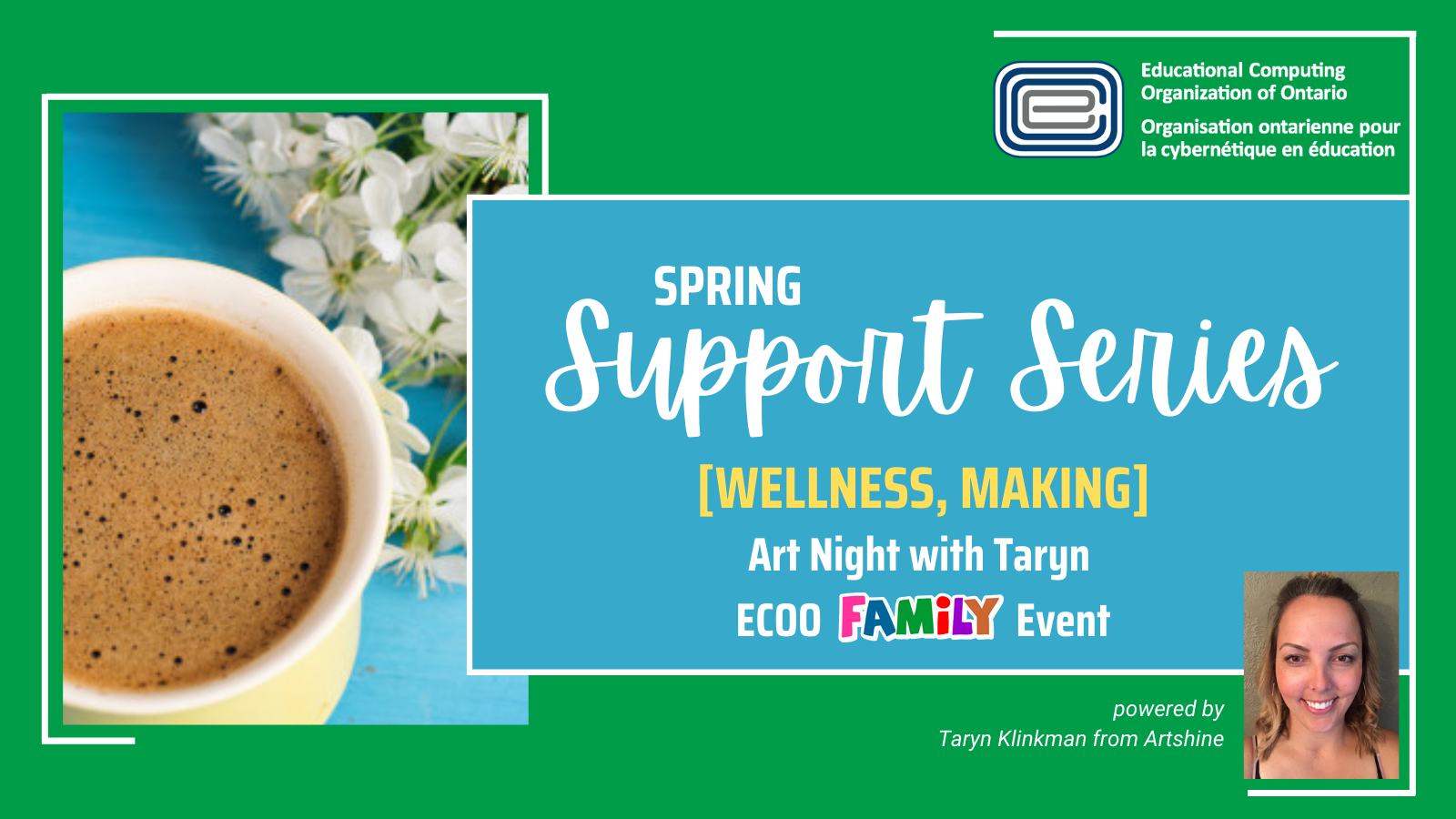 ECOO Support Series Spring Taryn Klinkman Artshine Family