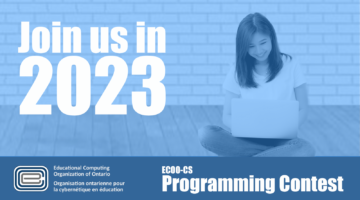 ECOO-CS Programming Contest will return in 2023